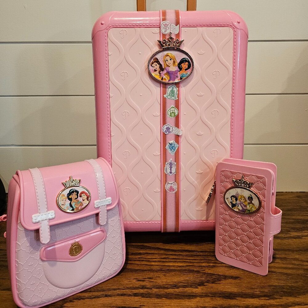 Disney Princess Travel Bundle - Backpack, Suitcase, and Phone